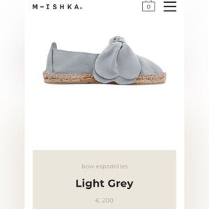 M - ishka bow suede black espadrilles